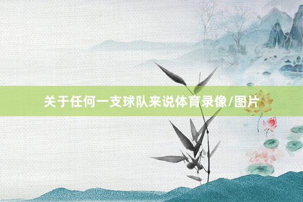 关于任何一支球队来说体育录像/图片