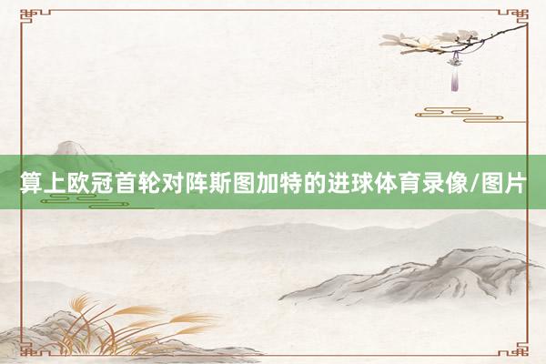 算上欧冠首轮对阵斯图加特的进球体育录像/图片