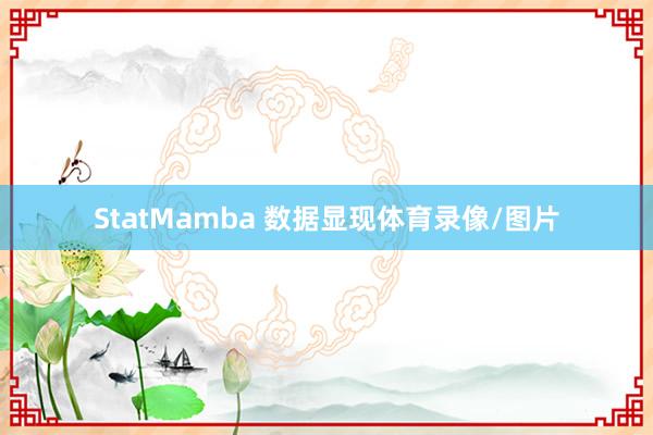 StatMamba 数据显现体育录像/图片