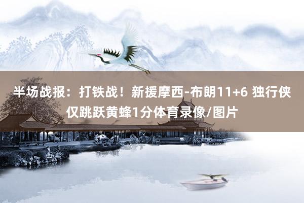 半场战报：打铁战！新援摩西-布朗11+6 独行侠仅跳跃黄蜂1分体育录像/图片